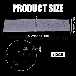 7 шт. стеклянный стразы для горячей фиксации&nbsp;DIY-FG0001-42C
