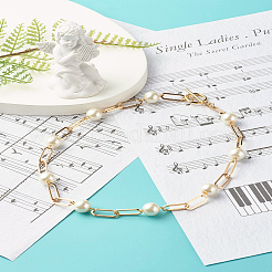 Стеклянные под жемчуг бисера ожерелья X1-NJEW-TA00005