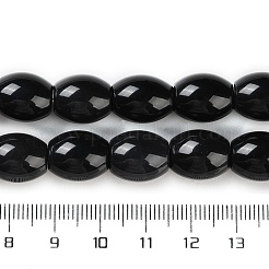 Нити бусин из натурального черного оникса-агата&nbsp;G-NH0019-C05-10