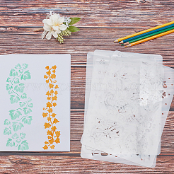 8 pz 8 modelli di stencil per disegno e pittura in plastica&nbsp;DIY-GF0004-82