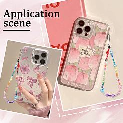 2шт. ремешок для мобильного телефона с бусинами из смолы&nbsp;HJEW-GF0001-47B