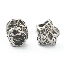 Европейские бусины из нержавеющей стали 304 STAS-I181-020AS