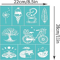 Самоклеящийся трафарет для шелкографии DIY-WH0338-006
