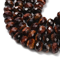 Натуральный красный тигровый глаз бисер пряди&nbsp;G-C259-A01-8x12mm-01