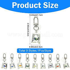 9 шт. подвеска в виде рыбки из смолы&nbsp;HJEW-YW00216