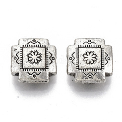 Сплавочные овальные бусины тибетского стиля &nbsp;LS-X-TIBE-S320-130AS-LF