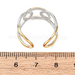 Offene Manschettenringe aus Edelstahl 304&nbsp;RJEW-P181-02D-A