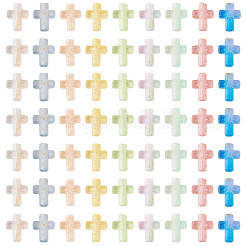 96 шт. 8-х видов градиентных прозрачных акриловых бусин&nbsp;OACR-TA0003-42