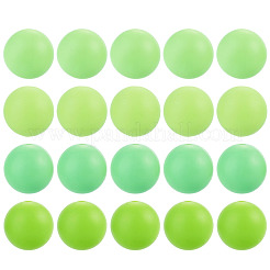 40 perles focales rondes en silicone de 4 couleurs&nbsp;SIL-TAD0001-02C