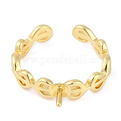 Настройки кольца пальца латуни&nbsp;LS-KK-L219-15A-G