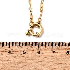 Женские ожерелья-цепочки из нержавеющей стали 304 с пружинными застежками&nbsp;X-NJEW-Z091-15G