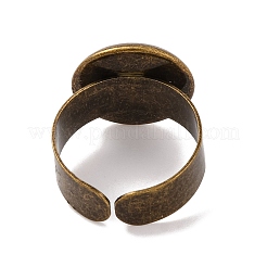 Antike Bronze Messing Fingerring Schäfte&nbsp;X-UNKW-C2902-AB
