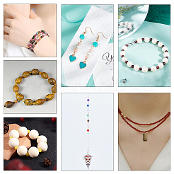 DIY-Sets zur Herstellung von Stretcharmbändern mit Chakra-Motiven&nbsp;DIY-SC0012-72
