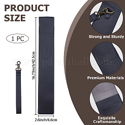 1 кожаный чехол для хранения барабанных палочек&nbsp;AJEW-CL0002-37B