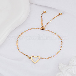 1 Stück Edelstahl-Armbänder mit Ankerkette für Damen&nbsp;BJEW-LP0002-23B