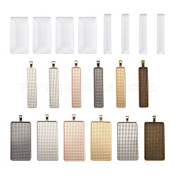 Наборы для изготовления прямоугольных подвесок своими руками&nbsp;DIY-TA0008-91