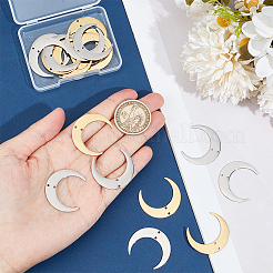 20 шт. 2 цвета 201 нержавеющая сталь 2-петлевые соединительные подвески STAS-UN0055-20