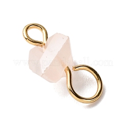 Breloques de connecteur à maillons triangulaires en verre galvanisé&nbsp;PALLOY-JF04412