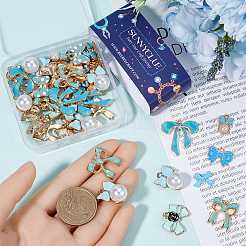 54шт 9 стиля подвески из сплава с эмалью ENAM-SC0005-87