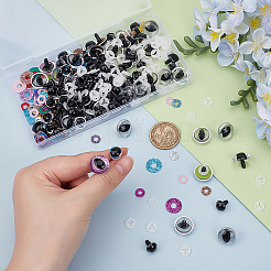 1 набор для самостоятельного изготовления пластиковых глаз для кукол&nbsp;DIY-PH0031-54