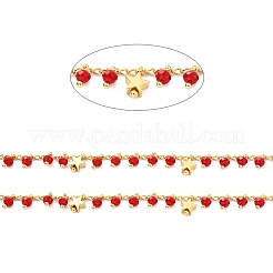 Граненые круглые цепочки из бисера ручной работы 3.28 фут X-CHC-I038-18G-03