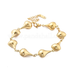 Браслеты-цепочки из нержавеющей стали 304 для женщин&nbsp;BJEW-U021-08G-02