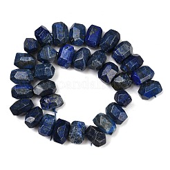 Нитки бусины из натурального ляписа-лазури G-F796-D03-01