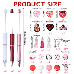 Персонализированные наборы ручек для вышивки бисером своими руками ко дню святого валентина&nbsp;DIY-YW0012-96
