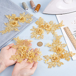 Вышивка из полиэстера пришить аппликации&nbsp;PATC-WH0008-102A