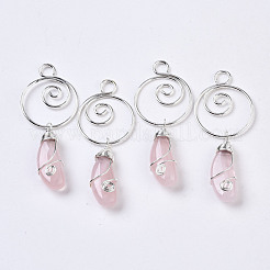 Смешанный драгоценный камень крупные кулоны G-S359-271