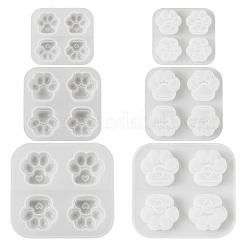 3 шт. 3 силиконовые Молды для самостоятельной сборки в виде отпечатков лап&nbsp;DIY-TA0005-22