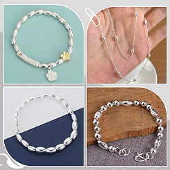 30 шт. 925 бусины из стерлингового серебра STER-PH0001-79