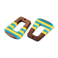 Подвески из эпоксидной смолы и орехового дерева&nbsp;RESI-N039-121S