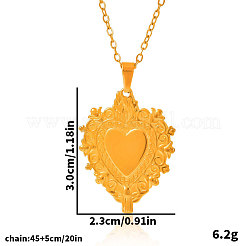 Женские подвески в форме сердца из нержавеющей стали 304&nbsp;WS5795-2