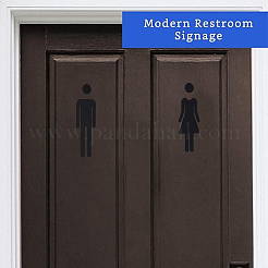 Акриловые наклейки для унитаза&nbsp;DIY-WH0569-66A-02