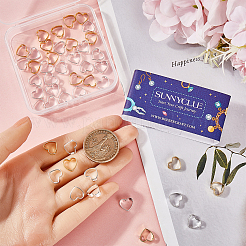 60шт. 2-х цветная латунная рамка для бусин KK-SC0004-57