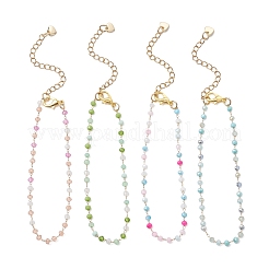 Круглые браслеты ручной работы из стеклянных бусин&nbsp;BJEW-JB13394