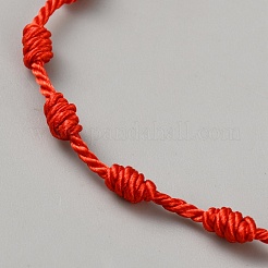 Geflochtene Armbänder aus Nylonschnur für Männer und Frauen&nbsp;BJEW-WH0031-022A