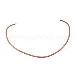 Круглые плетеные кожаные шнурки в стиле панк-рок&nbsp;NJEW-JN05861-02