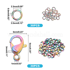 Вакуумное покрытие pvd нержавеющая сталь 304 карабины-лобстеры STAS-UN0006-27