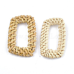 Anneaux de liaison tissés à la main de canne / rotin reed&nbsp;WOVE-T005-19A
