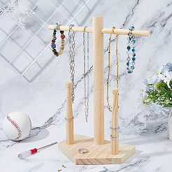 Holzständer für Baseballringe&nbsp;RDIS-WH0011-37B