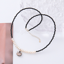 Кулон в форме головы кошки из натурального ракушечника пауа MQ9984