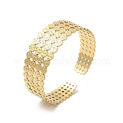 Браслеты-манжеты из нержавеющей стали 304 BJEW-K267-01G