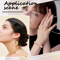 800шт непрозрачные пластиковые бусины KY-SP0001-47E