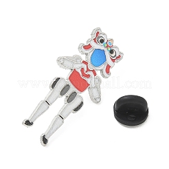 Kung Fu Löwe Roboter Emaille Pins&nbsp;JEWB-F047-01A-P