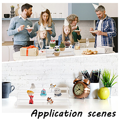 3-ярусная акриловая модель игрушки в сборе с держателями-органайзерами ODIS-WH0026-08B