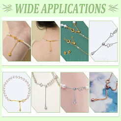 12шт латунный наконечник с цепочкой FIND-NB00004