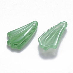 Pendentifs en verre d'imitation jade&nbsp;DGLA-T002-05B