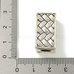 Tibetische Stil Legierung Großlochperlen&nbsp;FIND-U015-12AS-03